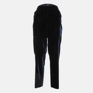 Giorgio Armani Navy Blue Velvet Tailored Trousers M/Waist 32", Clothing - Luxury Closet catalog
