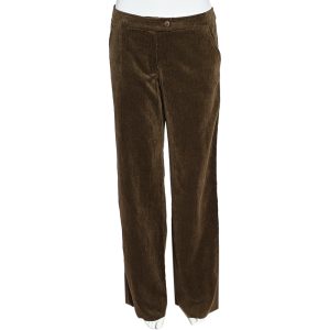 Giorgio Armani Brown Corduroy Wide Leg Pants M, Clothing - Luxury Closet catalog