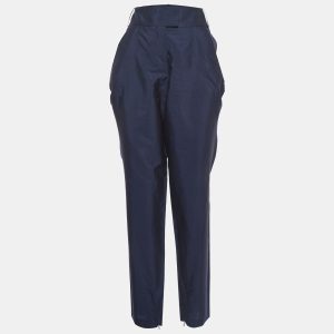 Giorgio Armani Navy Blue Silk Blend Trousers L, Clothing - Luxury Closet catalog