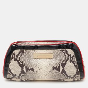 Giuseppe Zanotti Multicolour Python Embossed and Patent Leather Clutch, Clutches & Special Occasion Bags - Luxury Closet catalog