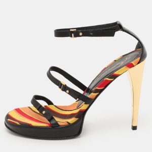 Giuseppe Zanotti Design Black Leather Ankle Strap Sandals Size 37, Sandals - Luxury Closet catalog