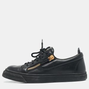 Giuseppe Zanotti Black Leather Augus Sneakers Size 39, Athletic Shoes & Sneakers - Luxury Closet catalog