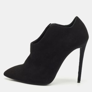 Giuseppe Zanotti Black Suede Pointed Toe Booties Size 36, Boots - Luxury Closet catalog