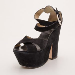 Giuseppe Zanotti Black Suede Platform Sandals Size 41, Sandals - Luxury Closet catalog