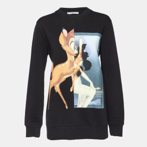 Givenchy Black Printed Cotton Sweatshirt XS, Sweaters & Cardigans - Luxury Closet catalog