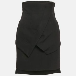 Givenchy Black Wool High Waist Mini Skirt S, Skirts - Luxury Closet catalog