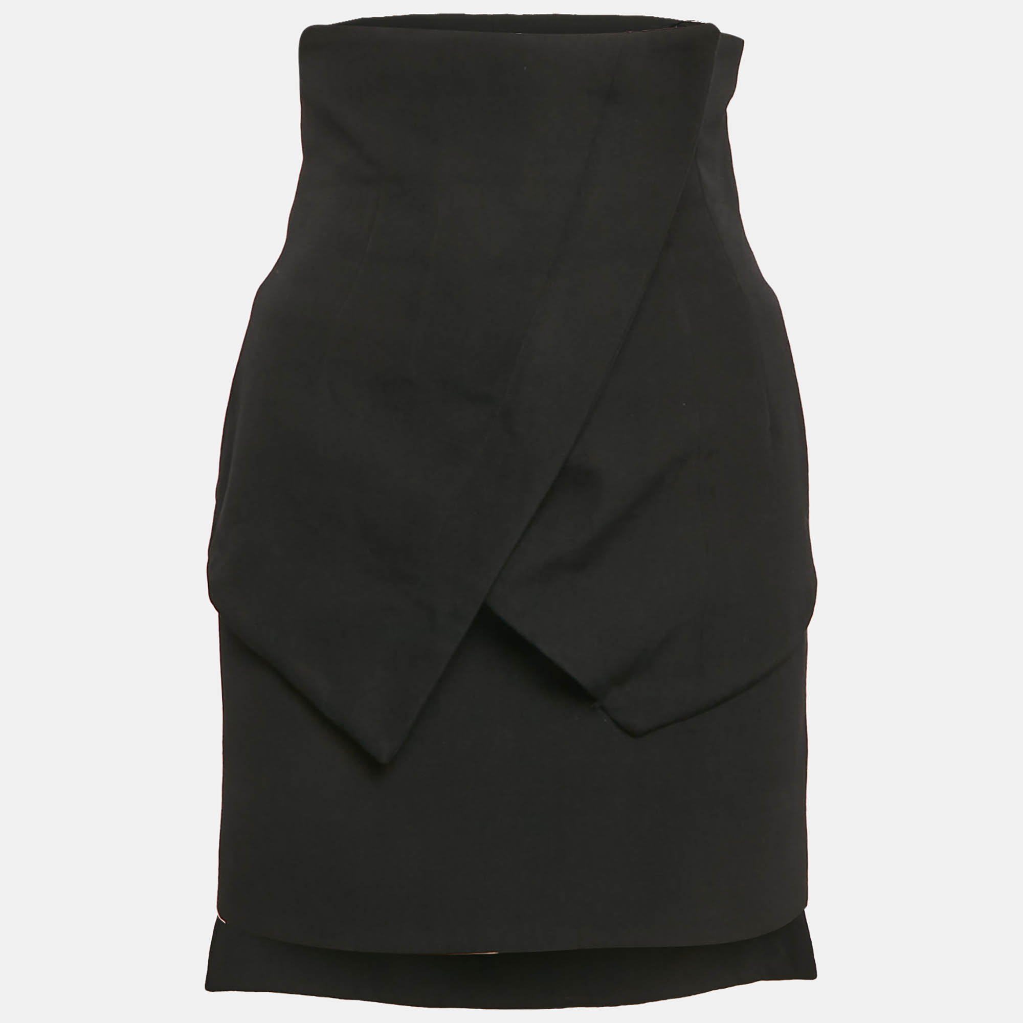 Givenchy Black Wool High Waist Mini Skirt S, Skirts - Luxury Closet catalog