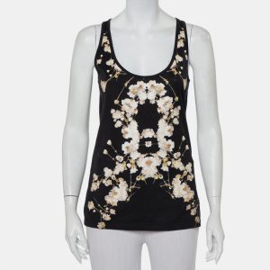 Givenchy Black Cotton Floral Printed Tank Top S, Shirts & Tops - Luxury Closet catalog