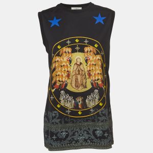 Givenchy Black Printed Cotton Knit Tank Top XS, Shirts & Tops - Luxury Closet catalog