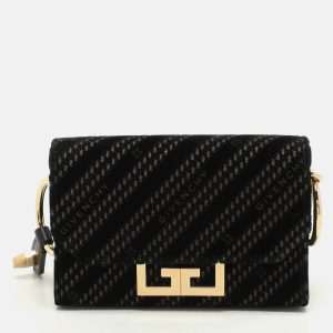 Givenchy Black Velvet Nano Eden Shoulder Bag, Shoulder Bags - Luxury Closet catalog