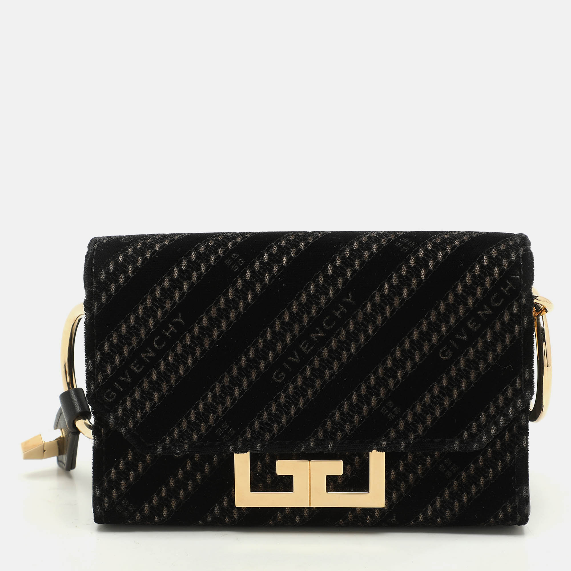 Givenchy Black Velvet Nano Eden Shoulder Bag, Shoulder Bags - Luxury Closet catalog