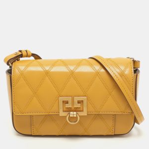 Givenchy Yellow Leather GV3 Crossbody Bag, Handbags - Luxury Closet catalog