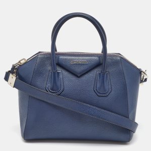 Givenchy Navy Blue Leather Small Antigona Satchel, Satchels - Luxury Closet catalog