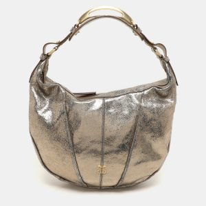 Givenchy Gold Crinkled Leather Hobo, Shoulder Bags - Luxury Closet catalog
