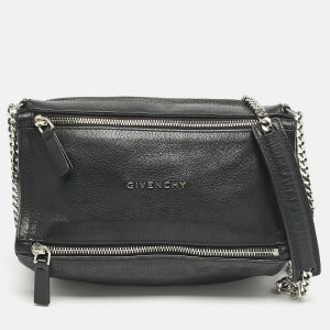 Givenchy Black Leather Mini Pandora Chain Shoulder Bag, Shoulder Bags - Luxury Closet catalog
