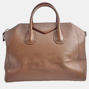 Givenchy Antigona Brown Leather Satchel Bag, Satchels - Luxury Closet catalog