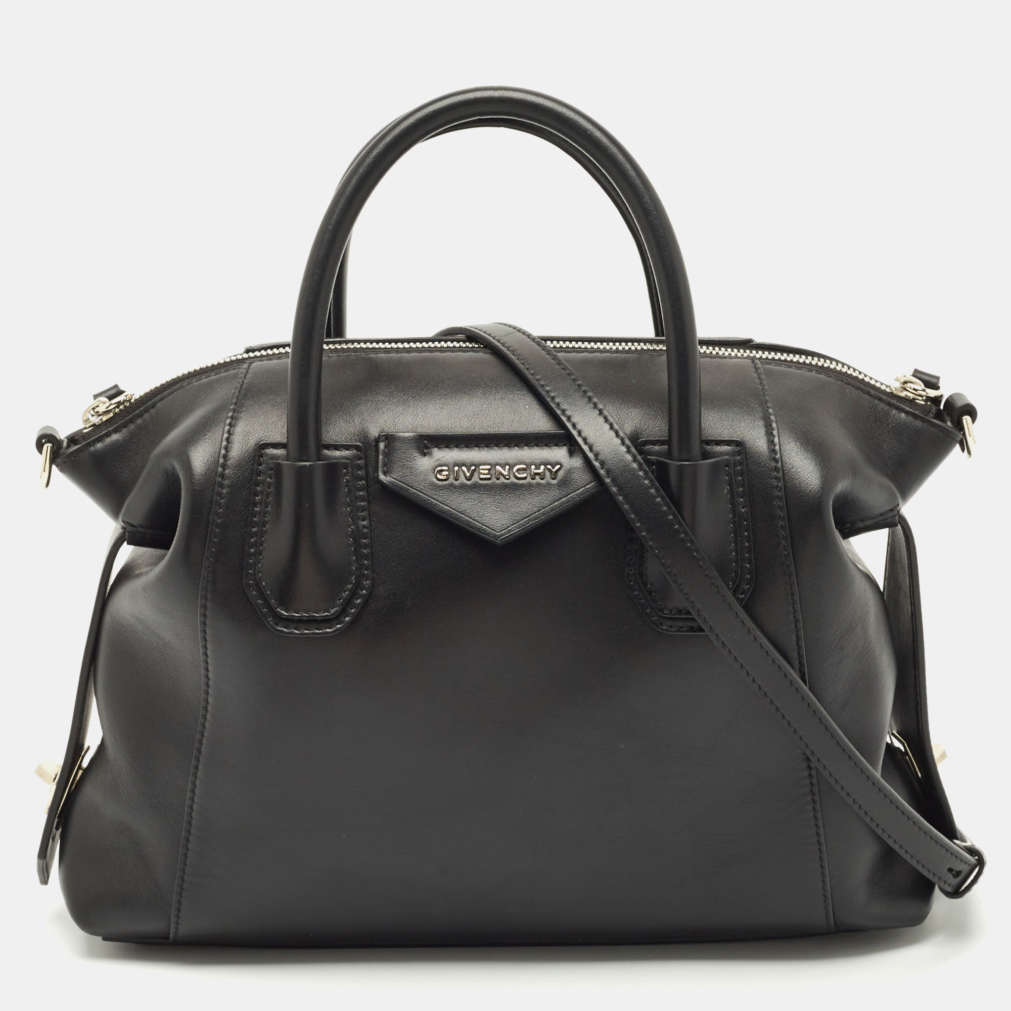 Givenchy Black Leather Small Soft Antigona Satchel, Satchels - Luxury Closet catalog