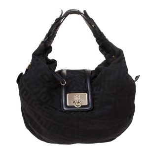 Givenchy Black Monogram Canvas Flap Hobo, Shoulder Bags - Luxury Closet catalog
