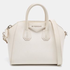 Givenchy Off White Leather Mini Antigona Satchel, Satchels - Luxury Closet catalog