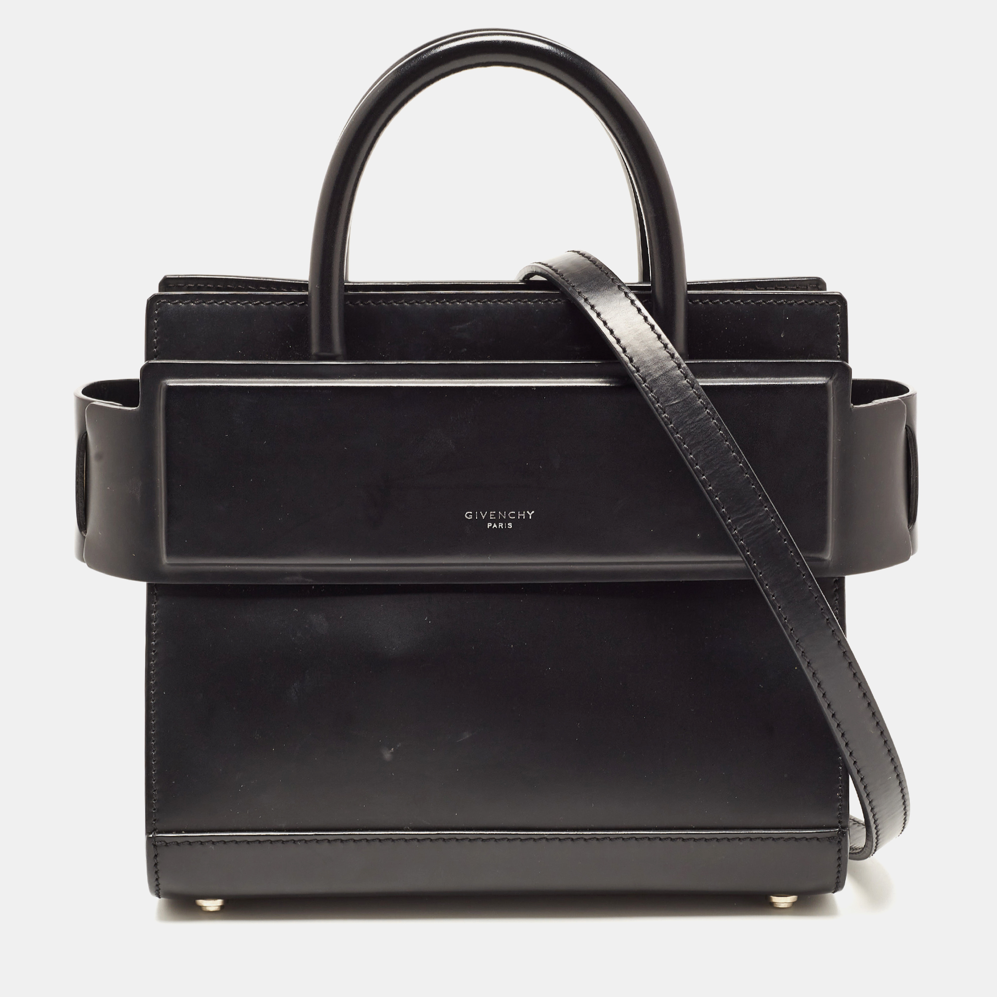 Givenchy Black Leather Mini Horizon Tote, Tote Handbags - Luxury Closet catalog