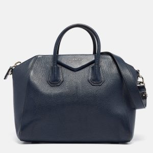 Givenchy Navy Blue Leather Medium Antigona Satchel, Satchels - Luxury Closet catalog