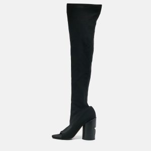 Givenchy Black Stretch Fabric Over The Knee Boots Size 39, Boots - Luxury Closet catalog