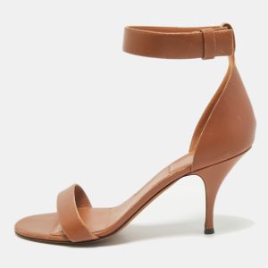 Givenchy Tan Leather Ankle Strap Sandals Size 40, Sandals - Luxury Closet catalog