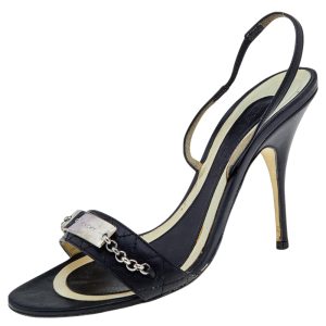 Givenchy Black Leather Ankle Strap Sandals Size 37, Sandals - Luxury Closet catalog
