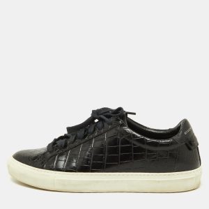 Givenchy Black Croc Embossed Leather Urban Street Sneakers Size 40, Athletic Shoes & Sneakers - Luxury Closet catalog