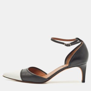 Givenchy Black/White Leather D'orsay Pumps Size 41.5, Pumps - Luxury Closet catalog