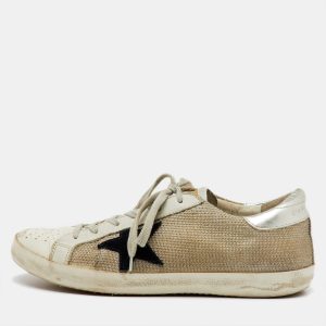 Golden Goose Multicolor Knit Fabric and Leather Superstar Low Top Sneakers Size 40, Athletic Shoes & Sneakers - Luxury Closet catalog