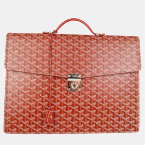 Goyard Red Chypre Briefcase, Handbags - Luxury Closet catalog