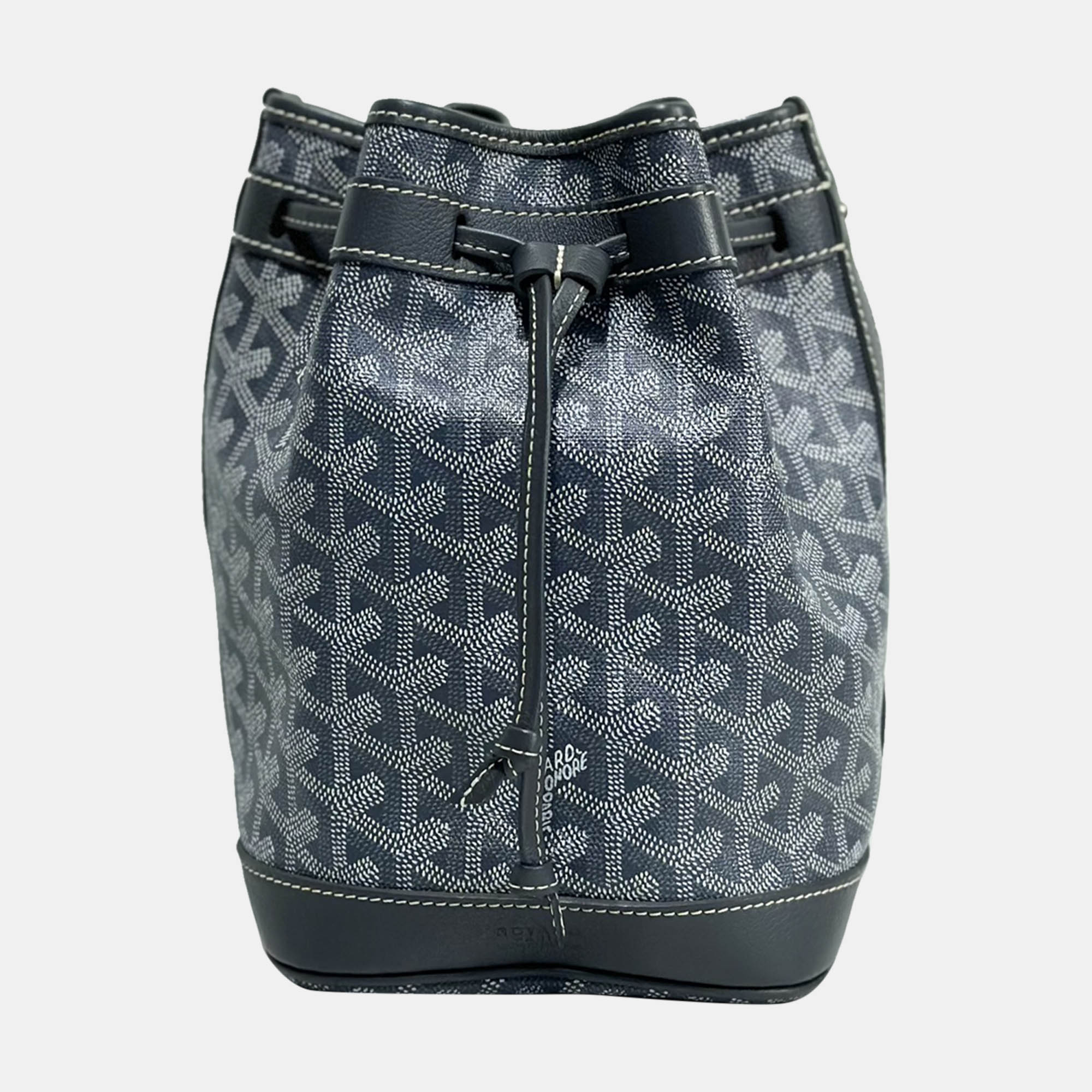 Goyard Grey Goyardine Petit Flot PM Bucket Bag, Handbags - Luxury Closet catalog