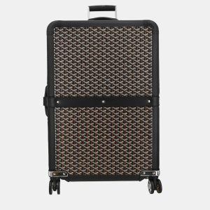 Goyard Brown Canvas GM Satolas Rolling Luggage Bag, Handbags - Luxury Closet catalog