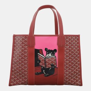 Goyard Red Coated Canvas Villette MM Tote Bag, Tote Handbags - Luxury Closet catalog