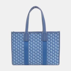 Goyard Blue Canvas and Leather Villette PM Tote, Tote Handbags - Luxury Closet catalog