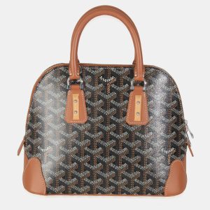 Goyard Tan Black Goyardine Canvas Mini Vendome bag, Satchels - Luxury Closet catalog