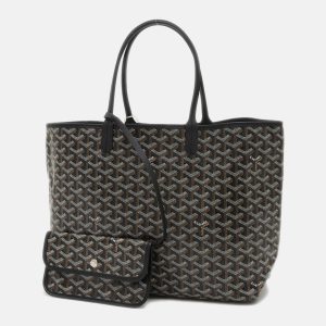 Goyard Saint Louis PM Goyardine Canvas Black Tote Bag, Tote Handbags - Luxury Closet catalog