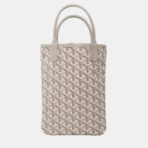 Goyard Poitiers Claire-Voie Grey Pink Bag, Tote Handbags - Luxury Closet catalog