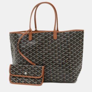 Goyard Saint Louis PM Black/Brown Goyardine Canvas Tote Bag, Tote Handbags - Luxury Closet catalog