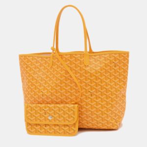 Goyard Saint Louis PM Yellow Goyardine Canvas Tote Bag, Tote Handbags - Luxury Closet catalog