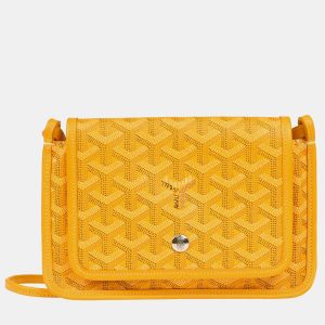 Goyard Plumet Yellow Canvas Shoulder Pochette Wallet, Wallets & Money Clips - Luxury Closet catalog