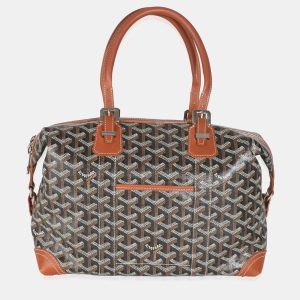 Goyard Gold/Black Goyardine Canvas Boeing 30 Bag, Satchels - Luxury Closet catalog