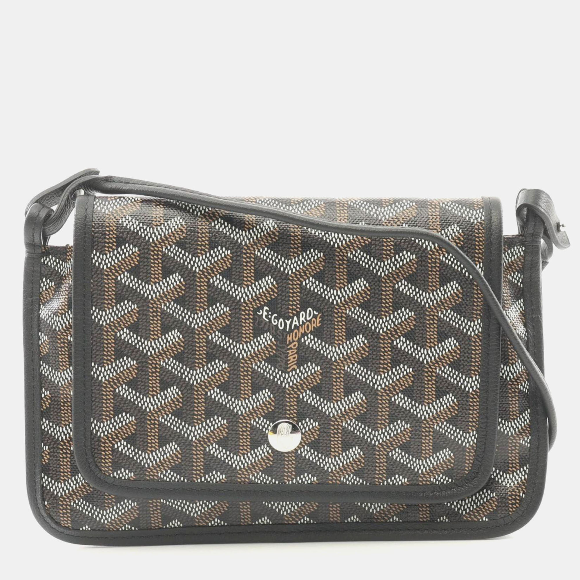 Goyard Plume Black Multicolor Coated Canvas Shoulder Bag, Wallets & Money Clips - Luxury Closet catalog