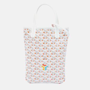 Goyard Poitiers Claire Voie White Goyardine Shoulder Bag, Tote Handbags - Luxury Closet catalog