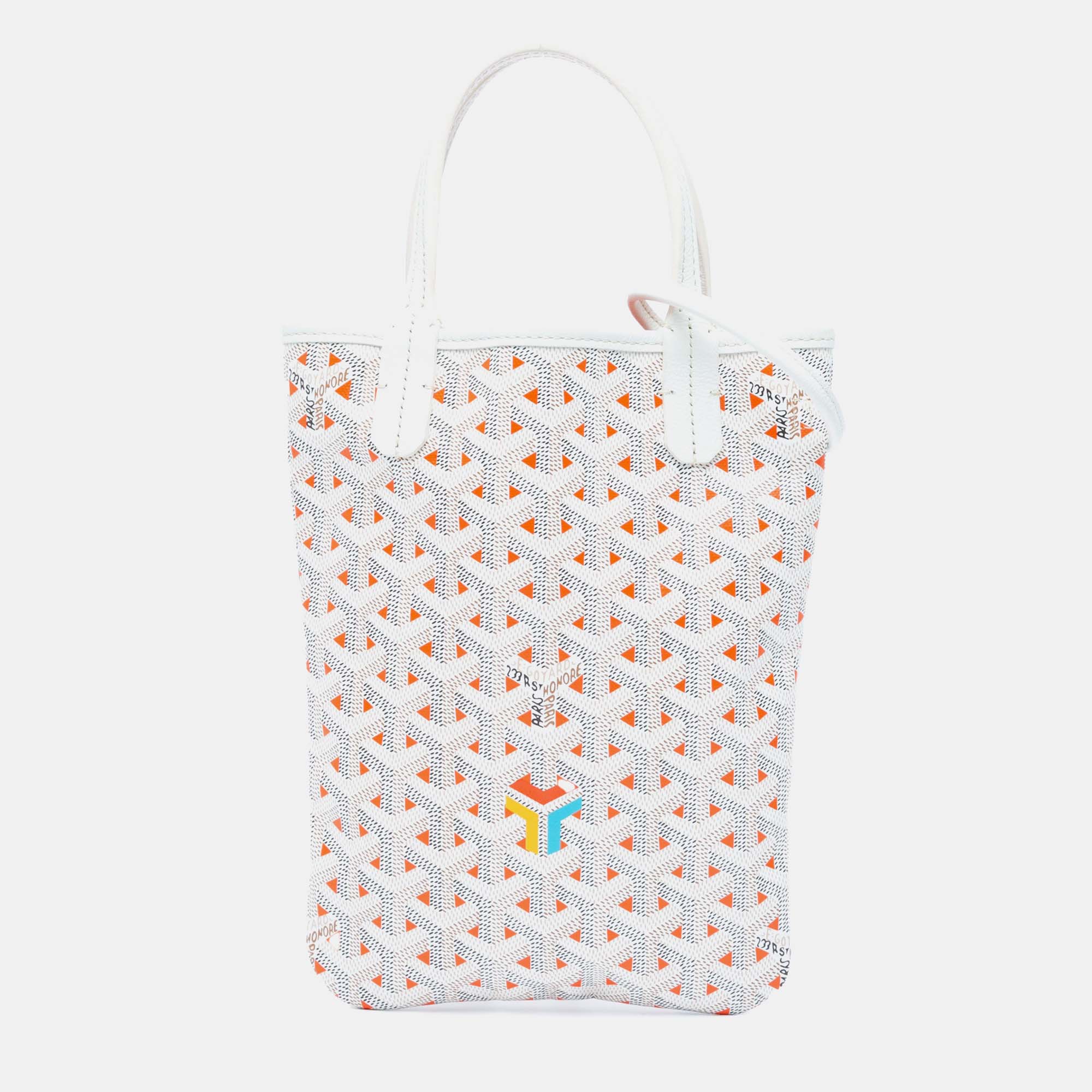 Goyard Poitiers Claire Voie White Goyardine Shoulder Bag, Tote Handbags - Luxury Closet catalog