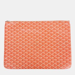 Goyard Orange Coated Canvas Senna GM Bag, Wallets & Money Clips - Luxury Closet catalog