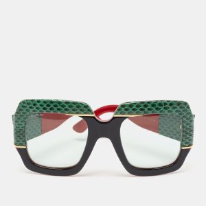 Gucci Multicolor Snakeskin GG0484S Square Sunglasses, Sunglasses - Luxury Closet catalog
