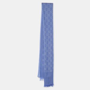 Gucci Blue GG Wool Scarf, Scarves & Shawls - Luxury Closet catalog