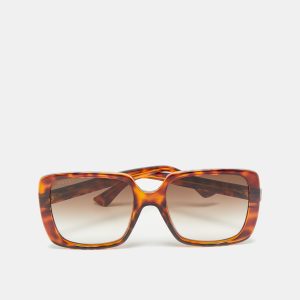Gucci Tortoise Brown Gradient GG0632S Square Sunglasses, Sunglasses - Luxury Closet catalog